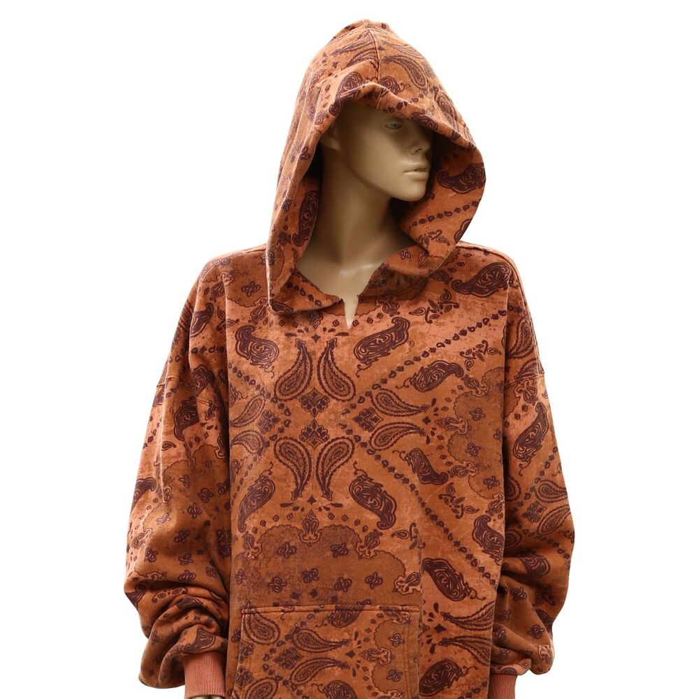 Free People We The Free It's A Vibe Butterfly Printed Hoodie Oversized XL 290211 - Picture 4 of 9